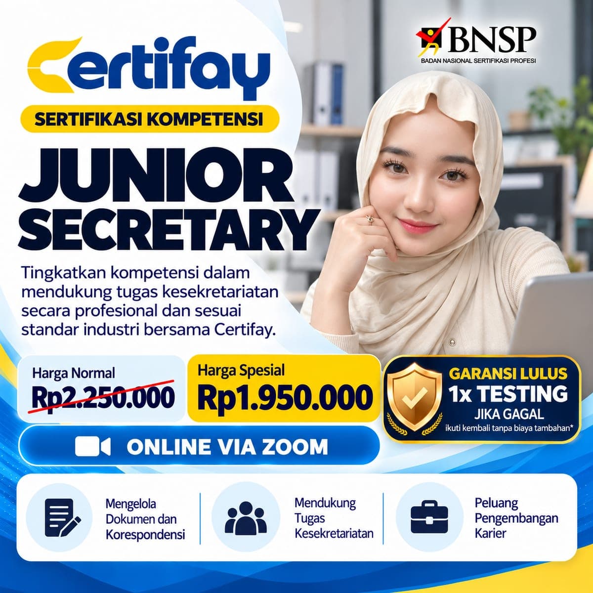 Junior Secretary - Sertifikasi BNSP (Salinan)